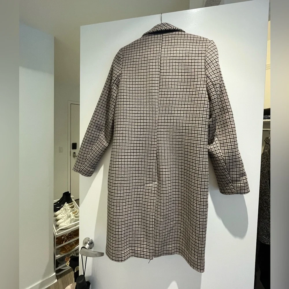 Abercrombie Wool Plaid Coat - Picture 8 of 8